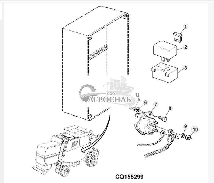 INJECTION PUMP RELAY AND STARTING MOTOR RELAY 